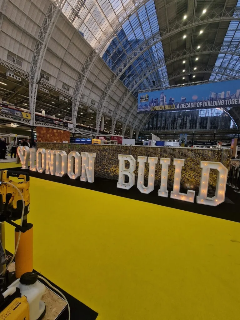 GC Reports attending the London Build Expo: a featured industry event for building compliance, SAP assessment, and acoustic testing professionals.