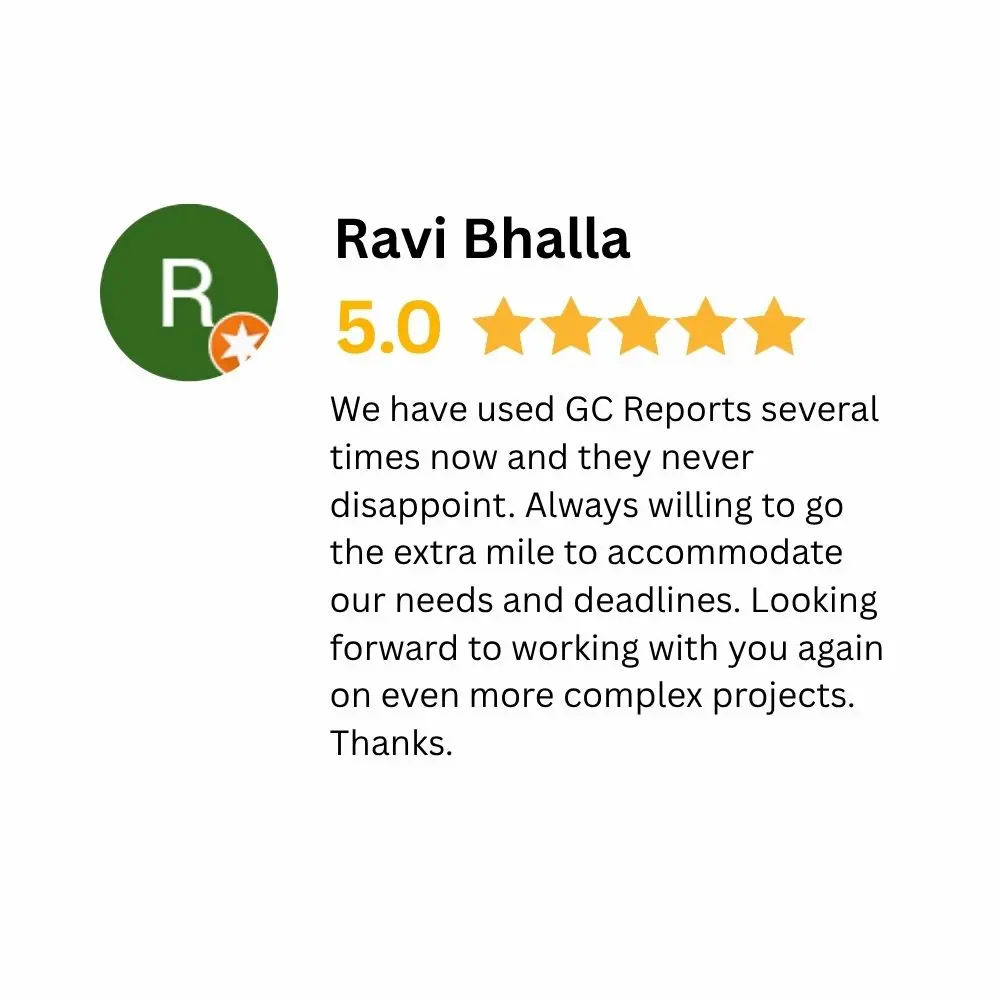 ravi bhalla five star service review gc reports