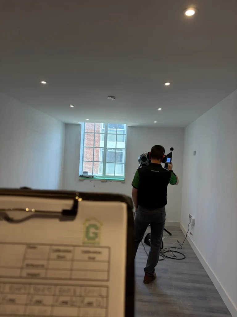 gc reports sound insulation testing nationwide communicate with clients